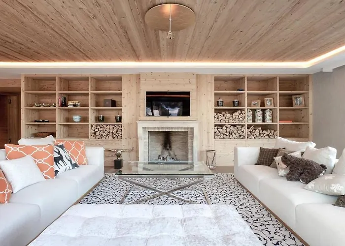 Super Luxury Serviced Next To Gstaad ルージュモン