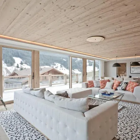 Super Luxury Serviced Next To Gstaad Διαμέρισμα Rougemont